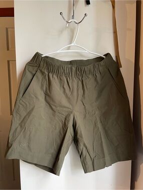 Arc'teryx Olive Green Hiking Shorts